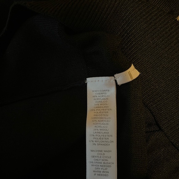 2/$15 Loft women’s black xs sweater - Picture 11 of 12